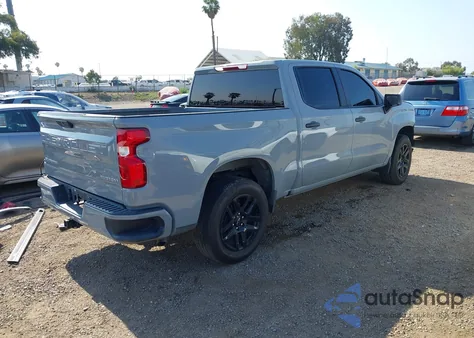 2024 Chevrolet Silverado 1500 2Wd Short Bed Custom из США, поврежденный, VIN 3GCPABEK7RG280560